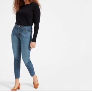 Everlane HighRise Skinny Jean regular, 27, midblue